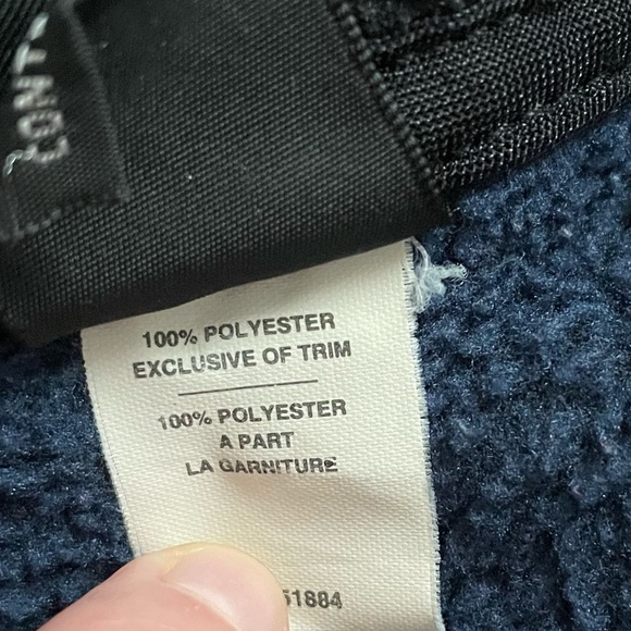 Vintage Made in USA Patagonia R2 Regulator Navy Blue Deep Pile Fleece, Size XXL - Picture 9 of 9